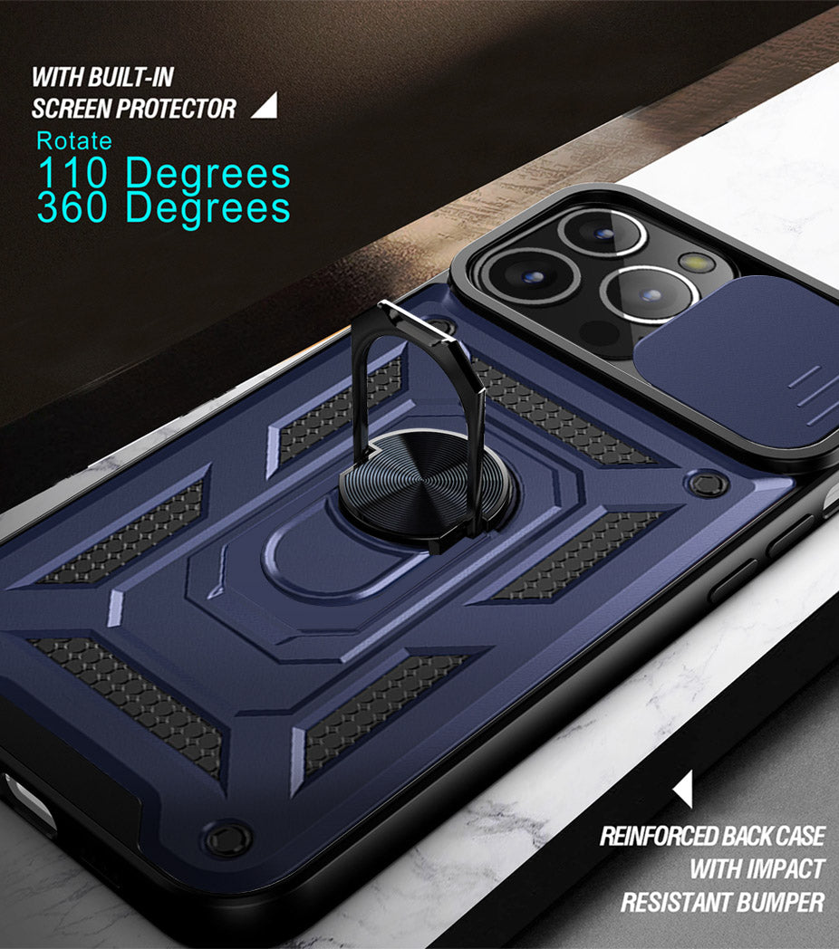 iPhone 13 Pro Sliding window with kickstand Phone Case
