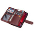 Samsung Galaxy S23 Ultra 2 IN 1 Leather Wallet Case with 9 Credit Card Slots and Removable Back Cover
