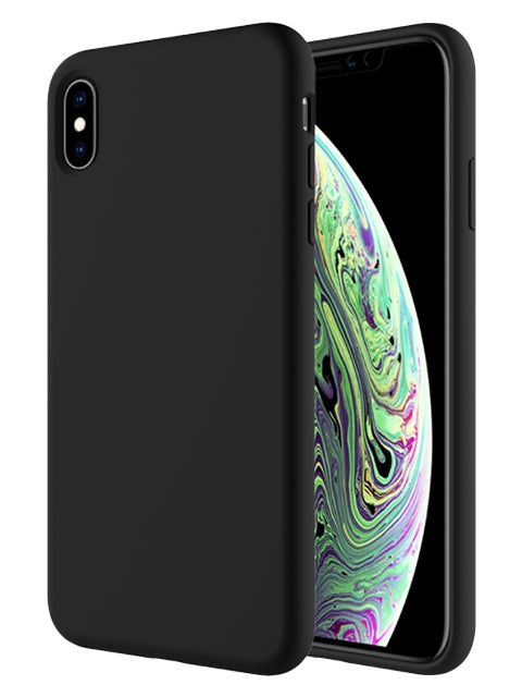 Colorful Liquid Silicone Gel Rubber Case for iPhone Xs Max