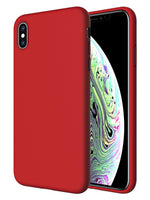 Colorful Liquid Silicone Gel Rubber Case for iPhone Xs Max