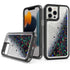 Transparent four corner anti falling quicksand protective case for iPhone 13Pro Max