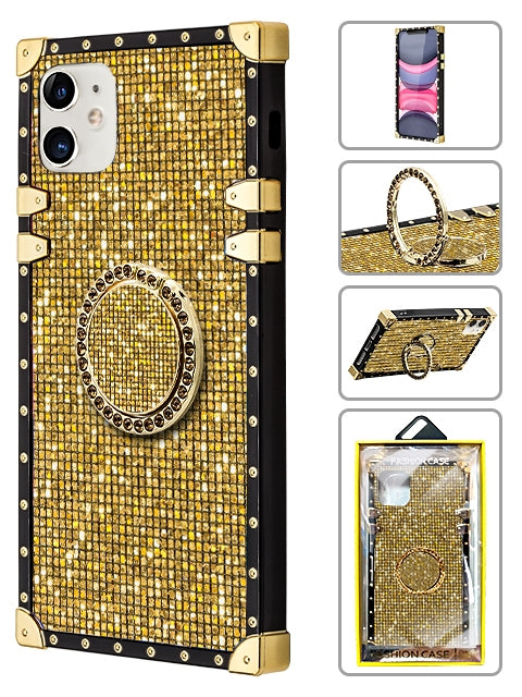 iPhone 11 (6.1") TPU Luxury Diamonds Fashion Case with Kickstand
