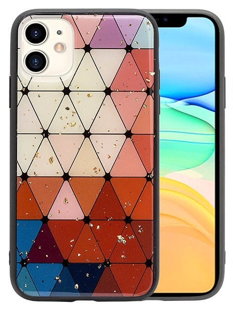 Colorful Fashion Pattern Print Case TPU Soft Gel Protective Cover for iPhone 11 (6.1")