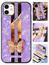iPhone 11 Case (6.1") Butterfly Bling Bling TPU Luxury Phone Case