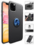 Ring Magnetic GPS car mount Phone Holder Case for iPhone 11 Pro Max  (6.5") Case - Black / Blue