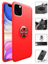 Ring Magnetic GPS car mount Phone Holder Case for iPhone 11 Pro (5.8") Case - Red