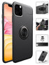 Ring Magnetic GPS car mount Phone Holder Case for iPhone 11 Pro Max  (6.5") Case - Black