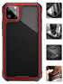 Hard PC + Flexible TPU Frame [Shock-Absorbing] for iPhone 11 Pro Case  - Red