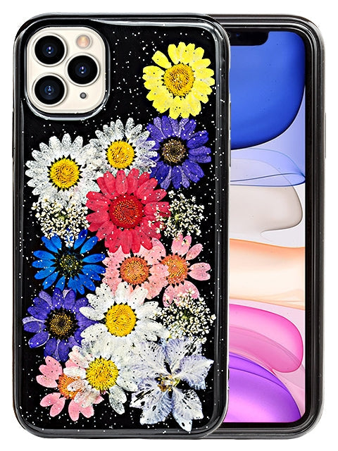 Soft Plastic Fashion Colorful Flowers Design Case for iPhone 11 Pro (5.8")