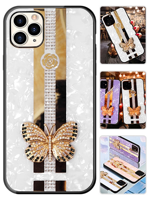 iPhone 11 Pro (5.8") Butterfly Bling Bling TPU Luxury Phone Case
