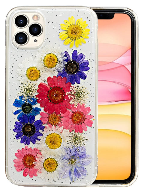 iPhone 11 Pro Max (6.5") Soft Plastic Fashion Colorful Flowers Design Case
