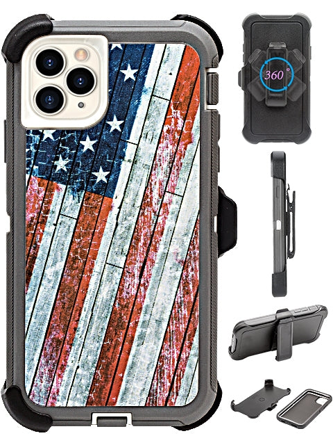 iPhone 11 Pro Max (6.5") Design Full Protection Heavy Duty Case for (No Screen)