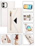 iPhone 11 2 IN 1 Leather Wallet Case  with 7 Credit Card Slots