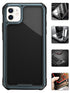 Hard PC + Flexible TPU Frame [Shock-Absorbing] for iPhone 12 / 12 Pro (6.1") Case - Blue