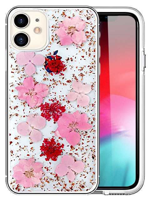 Soft Plastic Fashion Colorful Flowers Design Case for iPhone 12 Mini (5.4")