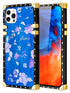 iPhone 12 Pro Max (6.7") TPU Blue Light Effect Luxury Big Rose Fashion Case