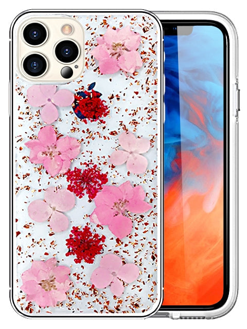 iPhone 12 Pro Max (6.7") Soft Plastic Fashion Colorful Flowers Design Case