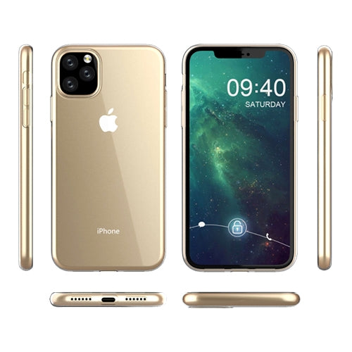 iPhone 11 Pro Max (6.5")Transparent  Clear Soft TPU Cover case