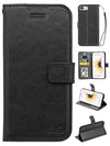 Real Plain Leather Wallet Case for Iphone 6(4.7in)