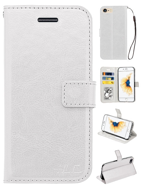 Real Plain Leather Wallet Case for Iphone 6(4.7in)