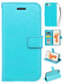 Real Plain Leather Wallet Case for Iphone 6 Plus(5.5in)