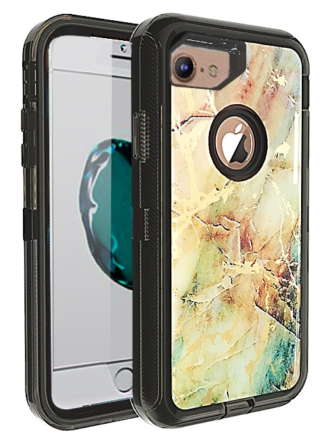 iPhone 8/7/6 Anti-Shock Durable Protective TPU Heavy Duty Marble Phone Case