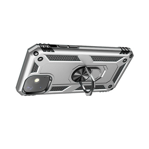 iPhone 11  (6.1") Dual Cagnetic GPS car mounolors Ring Mt Phone Holder case