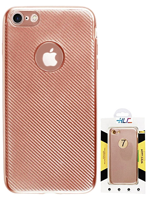 iPhone 8&7 Case, 4.7 inch, Carbon Fiber Design, Thin Anti-slip Soft Back Cover, Anti-scratch