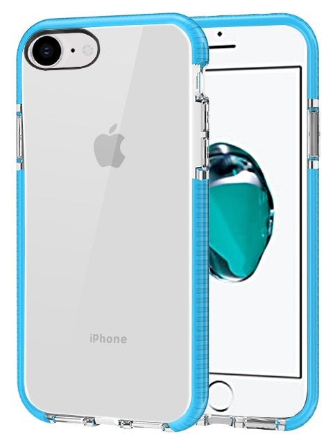 iPhone - 8/7/SE2 Transparent TPU Case Shockproof Drop Resistant Case Cover