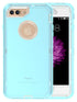 Transparent Full Protection Heavy Duty Case without Clip for Apple iPhone 8 Plus/ 7 Plus/ 6 Plus - Teal