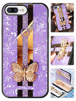 iPhone 7 Plus Butterfly Bling Bling TPU Luxury Phone Case (5.5")