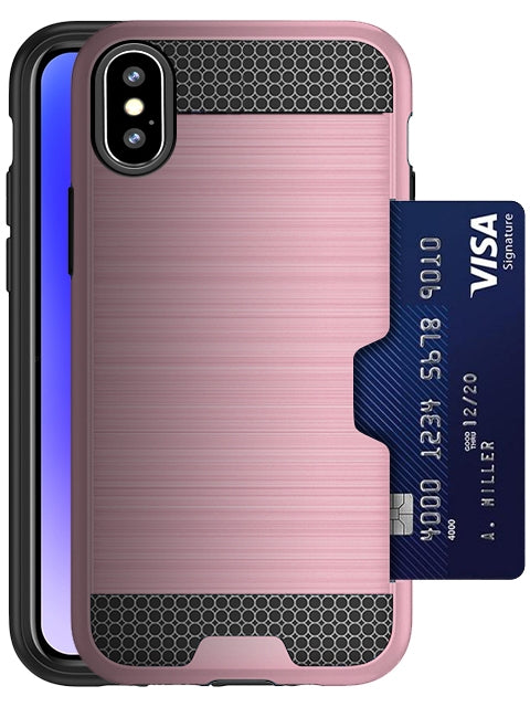 Slidable Card Holder case Compatible with Apple iPhone X/Xs