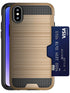 Slidable Card Holder case Compatible with Apple iPhone X/Xs