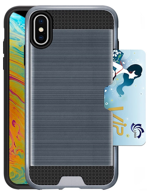 Slidable Card Holder Case for iPhone Xs Max (6.5")