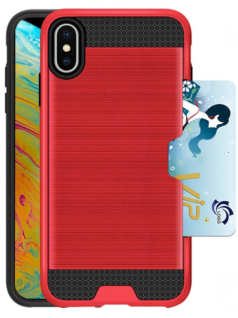 Slidable Card Holder Case for iPhone Xs Max (6.5")