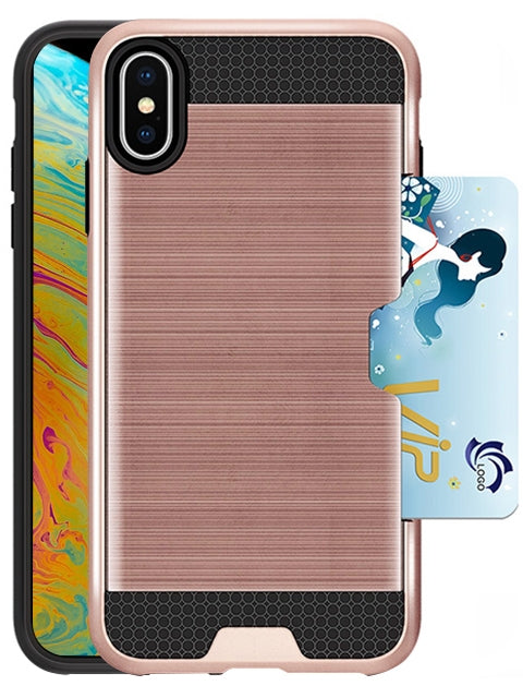 Slidable Card Holder Case for iPhone Xs Max (6.5")