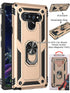 LG Stylo 6 Dual Colors Ring Magnetic GPS car mount Phone Holder Case