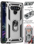 LG Stylo 6 Dual Colors Ring Magnetic GPS car mount Phone Holder Case