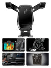 Universal Air Vent Car Phone Holder Mount - Black