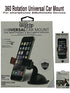 6 " 360 Rotation Universal Phone dashboards Mount