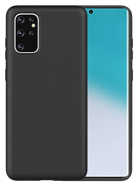 Colorful Liquid Silicone Gel Rubber Case for Samsung Galaxy S20 Plus (6.7") - Dark Blue