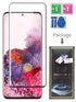 Black 1PCS 3D Super Glue Curved Tempered Glass for Galaxy S20 With Fingerprint Sensor