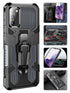 Back Clip Magnetic GPS car mount Phone Holder for Samsung Galaxy S20 FE (6.5") - Gray