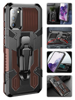 Back Clip Magnetic GPS car mount Phone Holder for Samsung Galaxy S20 FE (6.5") - Gray