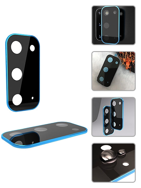 Camera Tempered High Definition Camera Lens Protector for Samsnug Galaxy S20 - Blue