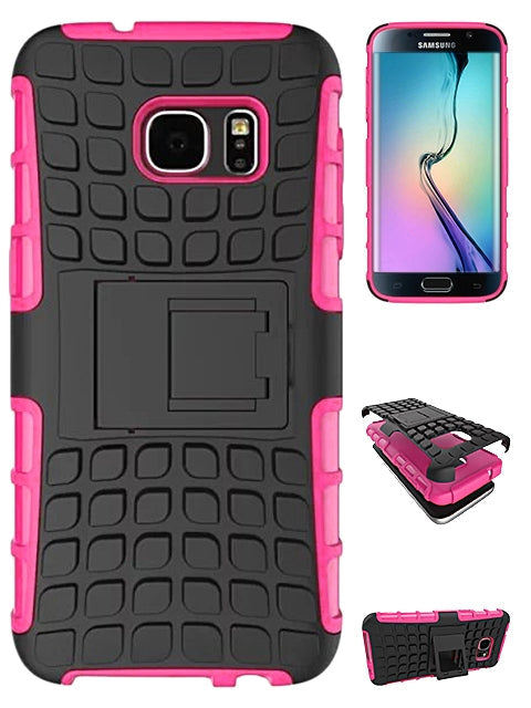 Dual Layer Heavy Duty Kickstand Case for Samsung Galaxy S7