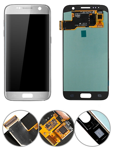 OLED Replacement Display with Touch Screen for Samsung Galaxy S7 (5.1") - Silver