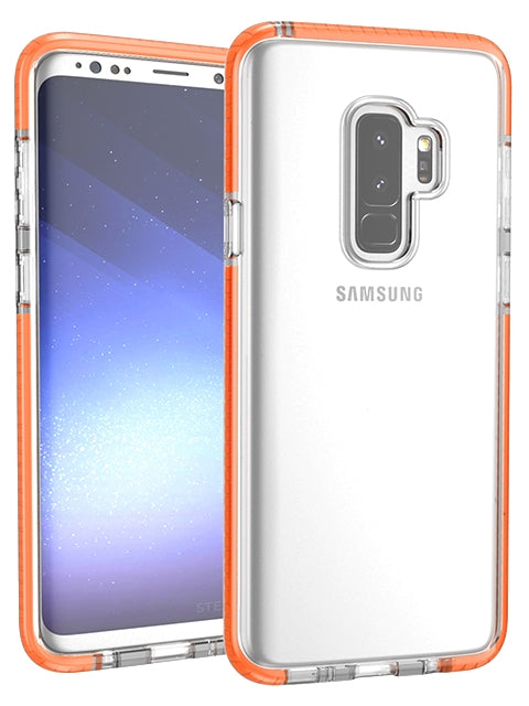 Transparent TPU Case Shockproof Drop Resistant Case Cover for S9 Plus