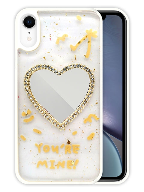 Makeup mirror On the back of the phone case for IPhone XR(6.1'')