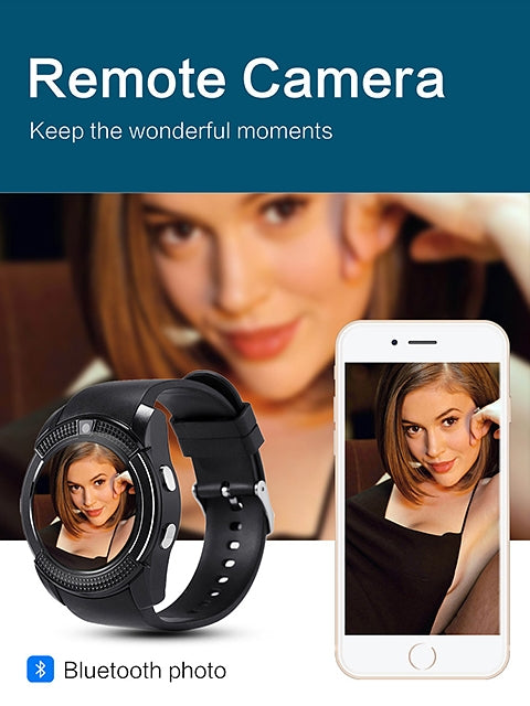 Smartwatch with Camera for iOS and Android Devices